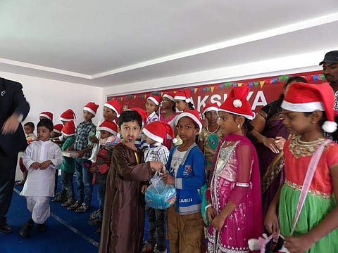 Christmas celebrations at a school in Kakinada on Sunday | EXPRESS