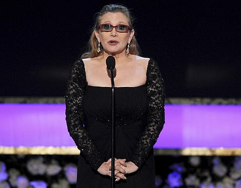 The late Carrie Fisher (Photo | AP)
