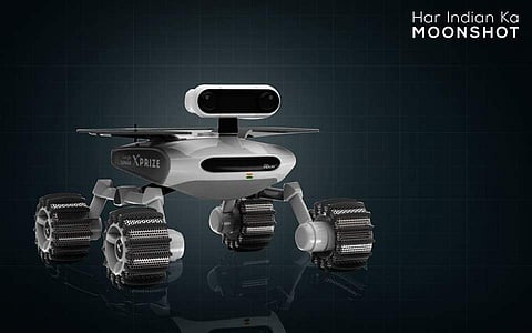 An artist’s impression of the TeamIndus rover, ECA, which will be flying to the moon atop Indian space agency’s PSLV launch vehicle in December 2017 | facebook
