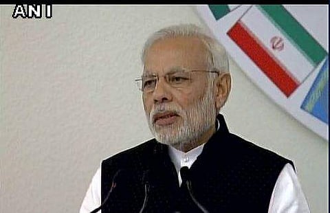 Indian PM Narendra Modi addressing the Heart of Asia conference in Amritsar. | Picture Courtesy: ANI