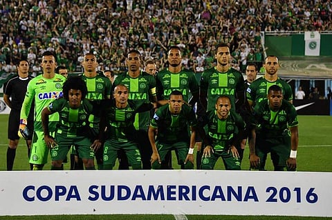 Chapecoense Real football team (File photo | AFP)