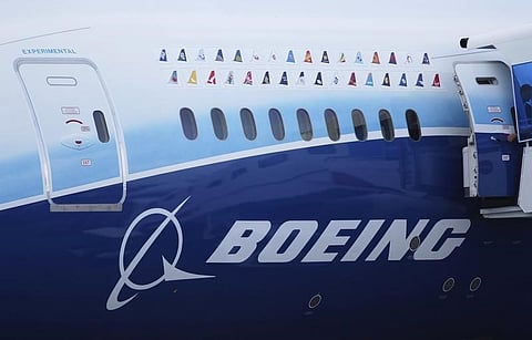 Logos of some Boeing 787 commercial airline clients are seen on a fuselage of the aircraft at the Singapore Airshow in Singapore February 14, 2012. | File Reuters