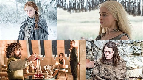 Sansa, Daenerys,Tyrion and Arya in the new photos released from the Season 6 of Game of Thrones | @GameOfThrones
