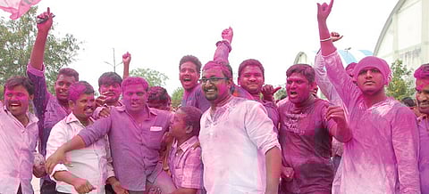 Pink Wave Sweeps Across Telangana