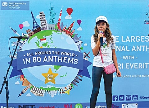 Nine Months, 80 National Anthems, 41 Languages