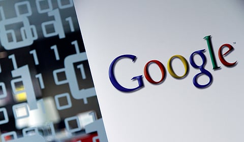 The Google logo is seen at the Google headquarters in Brussels. (File Photo | AP)