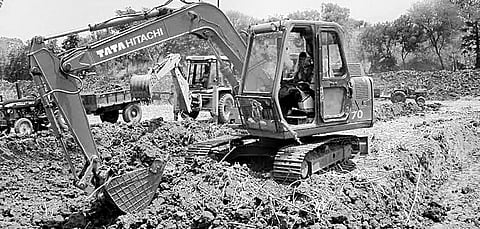 Soil dumped near Asurgarh moat, historians resent damage to fort