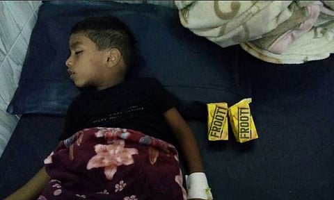 Kid hospitalised after drinking the soft drink. (File Photo | EPS)