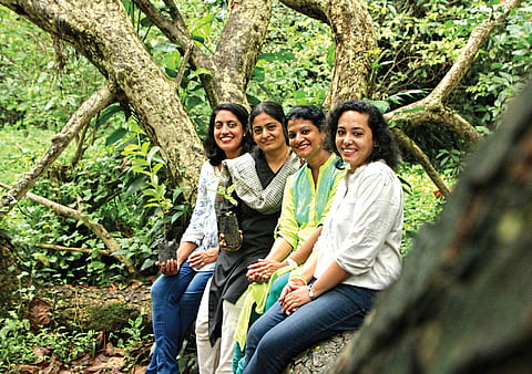 From left: Manju Mathew, Rose Paul, Bobby Anthony and Sumi Thomas (Photo | Albin Mathew)