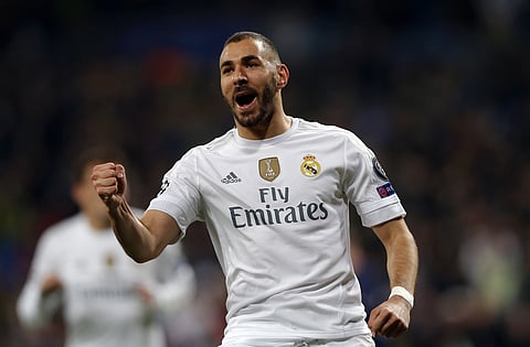 Real Madrid's Karim Benzema. (AP)