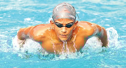 Adhithya lone record breaker as Tamil Nadu junior swimming kicks off