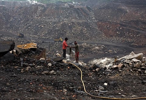 An open cast coal field at Dhanbad district in the eastern Indian state of Jharkhand. (File Photo | Reuters)