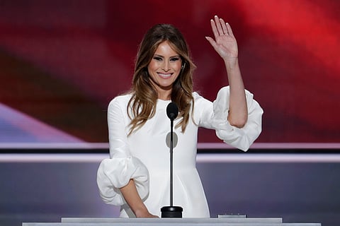 Melania Trump, wife of Republican Presidential Candidate Donald Trump