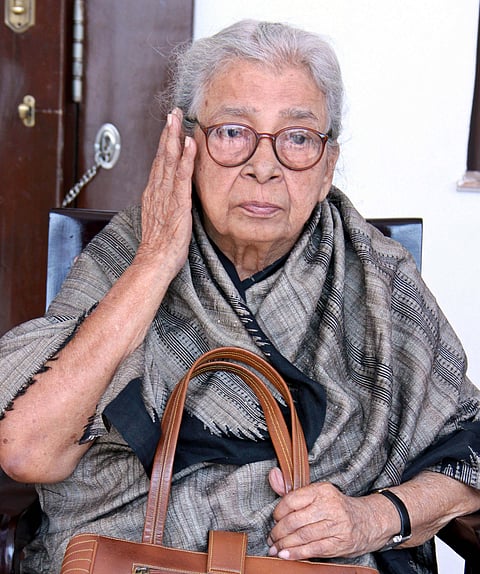 Author Mahasweta Devi (FIle Photo | PTI)