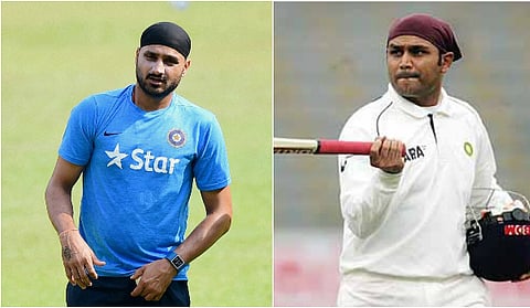 Harbhajan Singh and Virender Sehwag (File|Agencies)