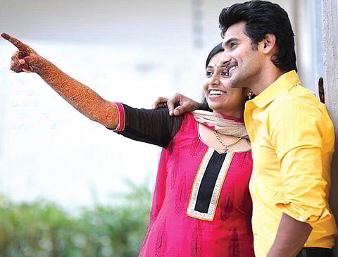 When Aadi lifted Aruna and walked in the snow