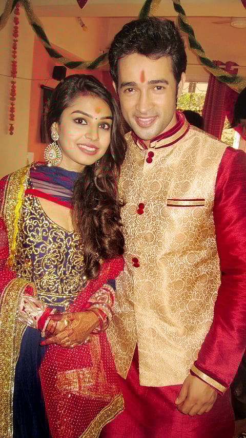 Karan Sharma and Tiaara Kar's engagement. | IANS