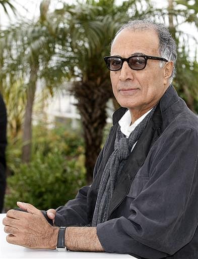 FILE - In a May 21, 2012 file photo, Iranian film director Abbas Kiarostami poses during a photo call for Like Someone in Love at the 65th international film festival, in Cannes, southern France. (AP)