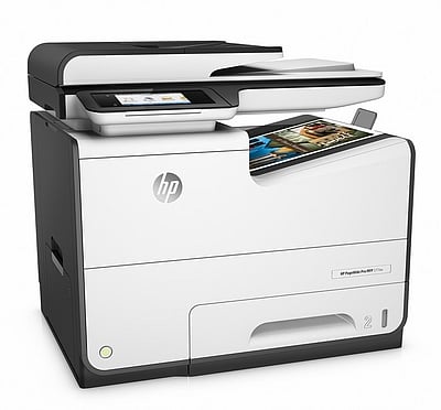 The HP PageWide pro 577dw printer has a stationary printhead that spans the width of a page and allows for higher print speeds and better-quality text and graphics than standard inkjets. (Photo: HP)