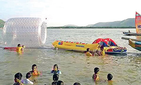 Adventure water sports on Visakhapatnam beaches beckon tourists