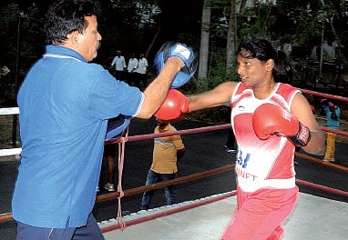 Inspired by girl t'rio's Olympics success, city women boxers sweat it out 