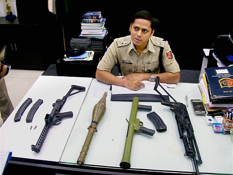 Rocket launcher, AK-47 recovered in Purulia; police see arms drop link