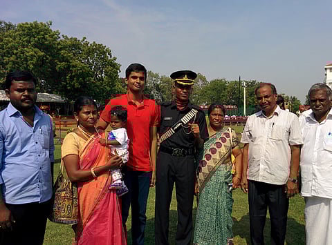 Easwaran's passion to join the Indian Army is something that goes beyond his memory. | ( Roshni Karthikeyan | EPS)