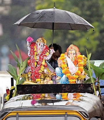 Lord Ganesha is their good luck charm at this time of the year