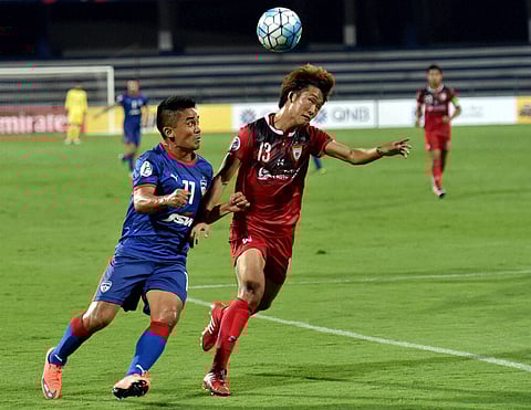 Bengaluru FC created history by entering the semifinals of the AFC Cup after they held Tampines Rovers to a goalless draw. (File|PTI)