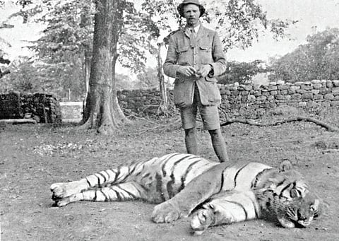 Mystery man and his man-eaters