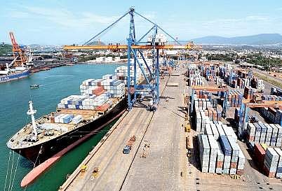 A view of Visakhapatnam Container Terminal of Visakhapatnam Port Trust | express