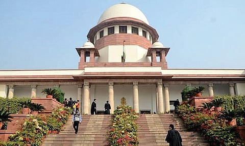 A general view of the Supreme Court of India, in New Delhi 