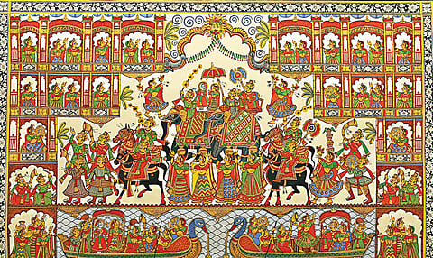 Mythology drawn into family heritage