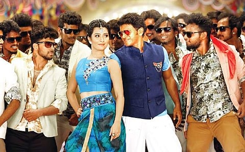 A still from Doddmane Hudga