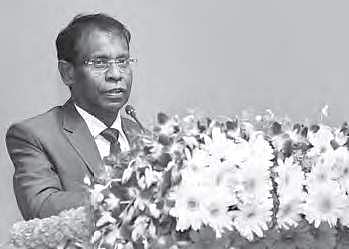 ACB director general AK Khan speaking during his retirement programme in Hyderabad on Saturday | Express photo