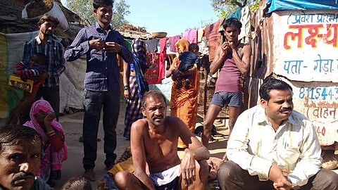 Dalits in a village in Uttar Pradesh
