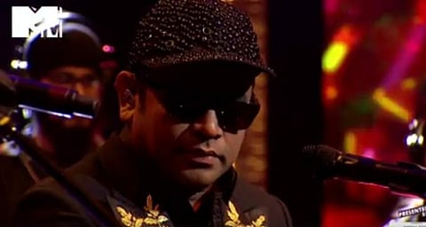 Screengrab from video of MTV India's 'Take it easy, Urvasi' new version.