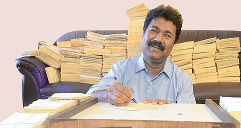 Pradeep Lokhande in his office