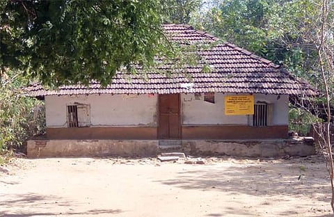 The ancestral house of MGR at Vadavannur in Palakkad district