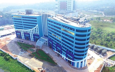 The new IT building ‘Jyothirmaya’  at Infopark
