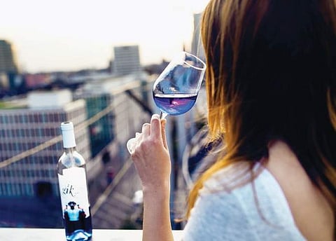 Electric blue wine with a ‘sweet bubbly burst’ in city soon