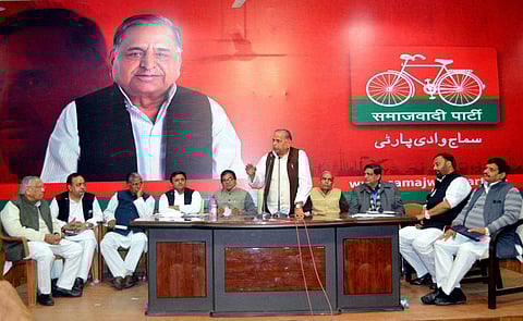 Who will ride the cycle in Samajwadi Party- Netaji or Betaji?