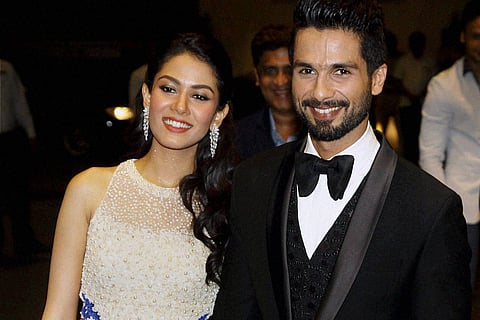 Bollywood actor Shahid Kapoor with his wife Mira Rajput | PTI
