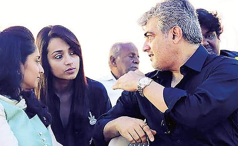 Actors during the Jallikattu protest outside Nadigar Sangam