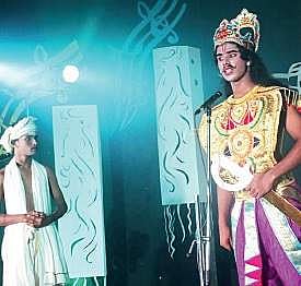 Scenes from the play on Marthanda Varma