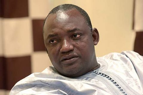 Adama Barrow. | AFP