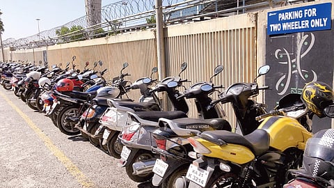 The parking space, earmarked for the disabled, is never kept vacant  Pushkar V