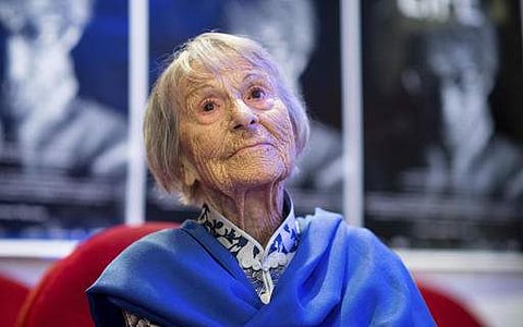 Brunhilde Pomsel, former secretary of NS propaganda minister Goebbels. (File | AP)
