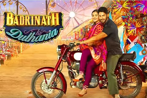First look of Alia Bhatt and Varun Dhawan starring 'Badrinath ki Dulhania' | scree grab of the video