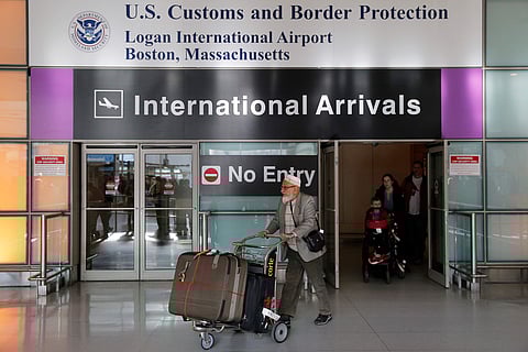 International travelers arriving at Logan Airport in Boston, Massachusetts, U.S. (Reuters)